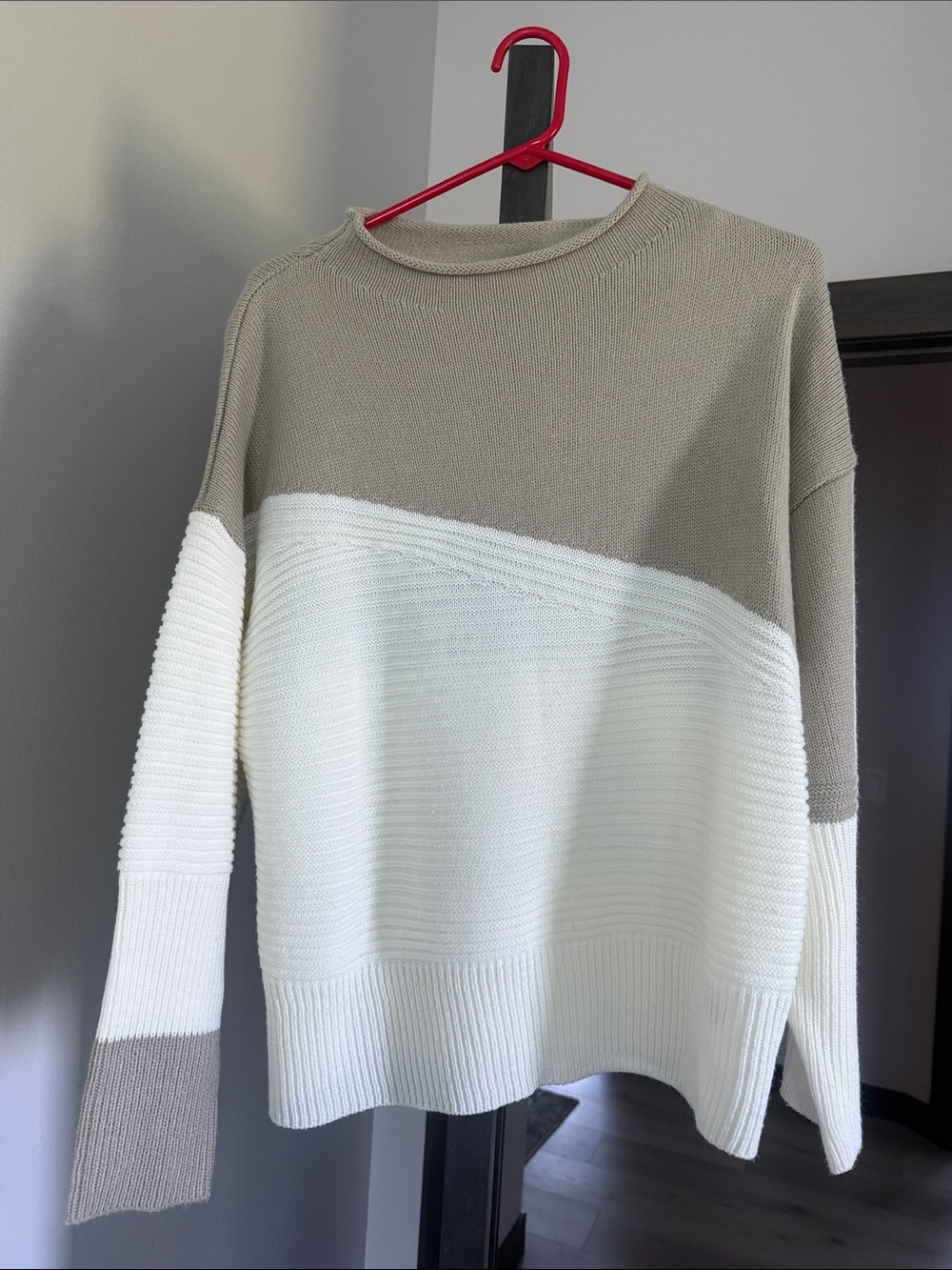 Tan/cream sweater